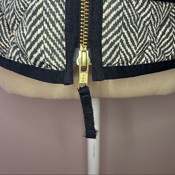J. Crew Herringbone Down Quilted Puffer Vest - Picture 6 of 13